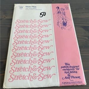Vintage halter top pattern by Stretch & Sew #355